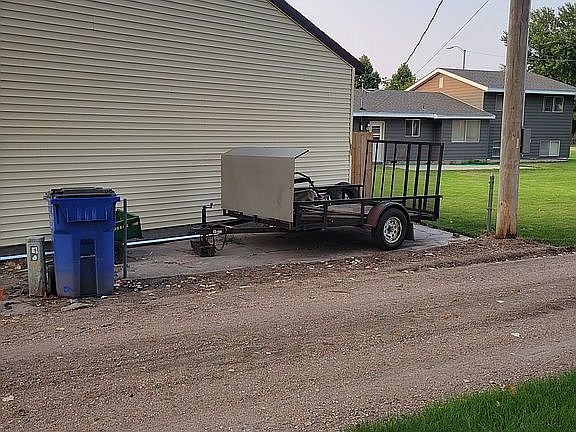 Cement Pad South of Detached