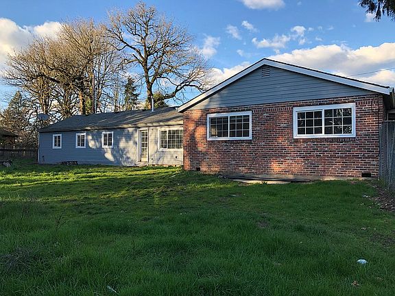 Back view of main house