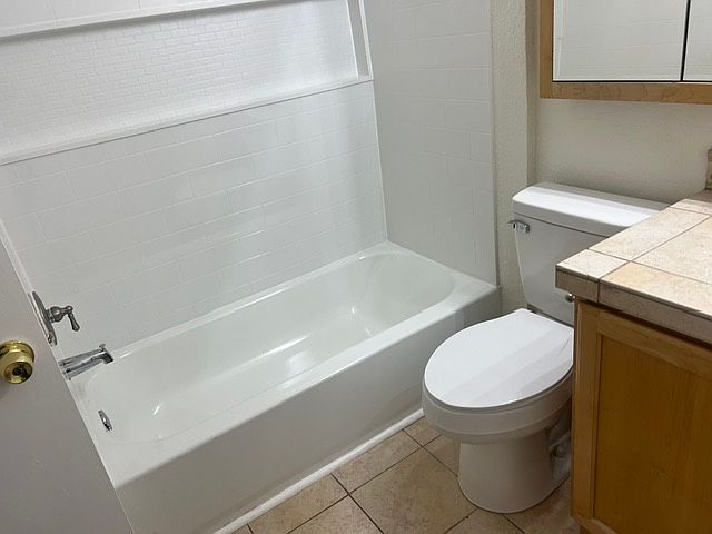New tub and shower
