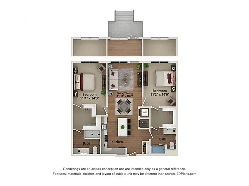 Floor plan B7.a-1154