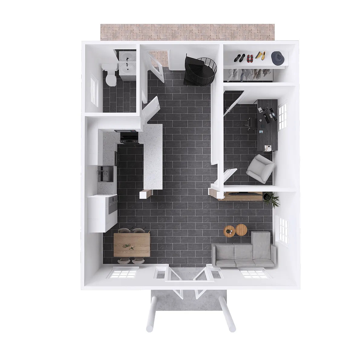 Floor plan Townhouse