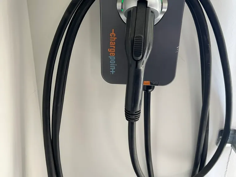 In-garage high-powered EV charger.