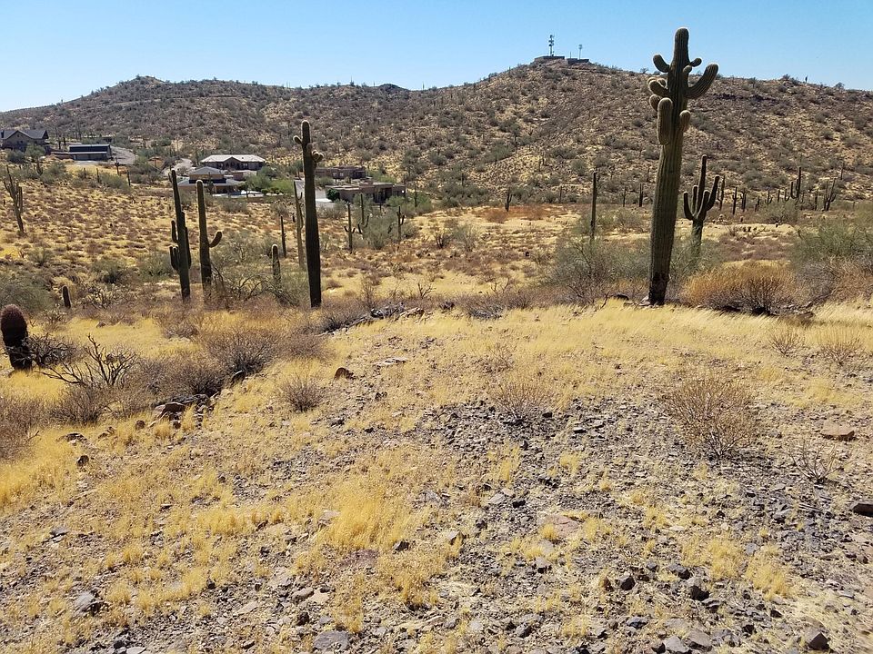 Parcel in foreground