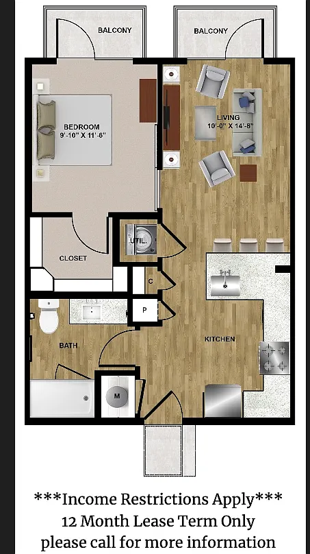 Floor plan A1(c)-EH | Essential Housing