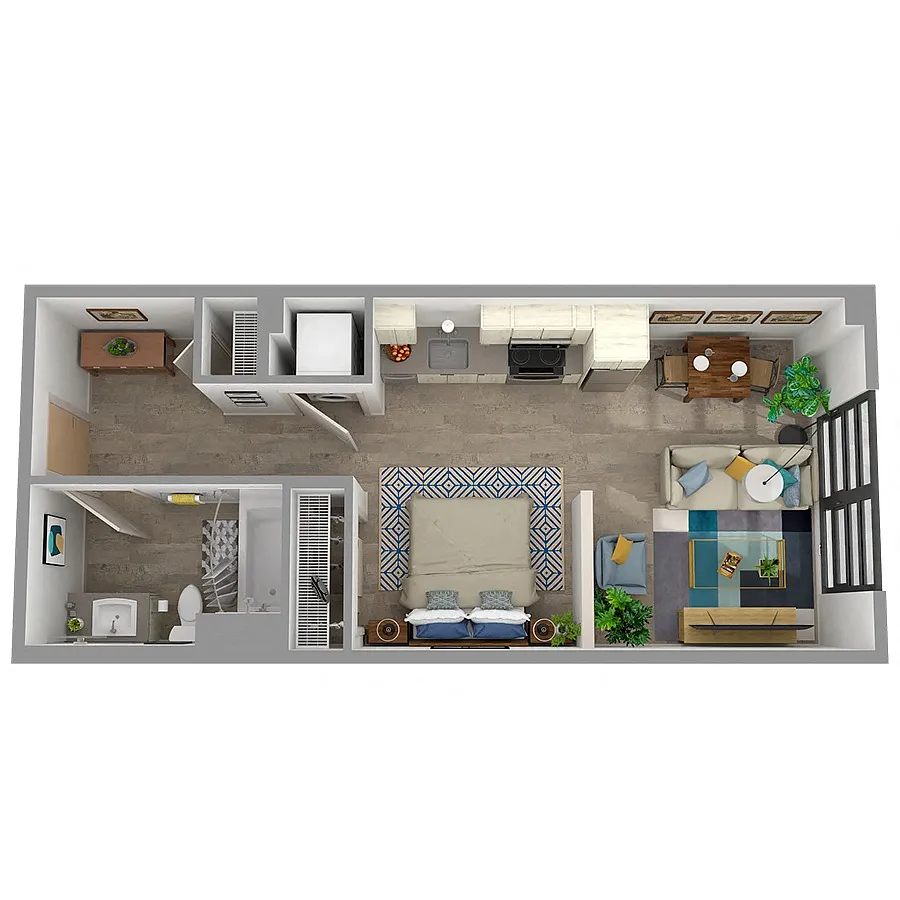 Floor plan 0x1-8-CS