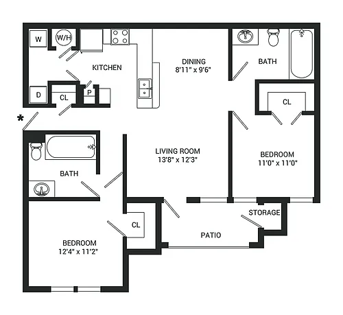 Floor plan Bronze