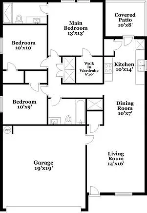 3 bed, 2.0 bath, 1105 sqft, $1,630 — Photo 2