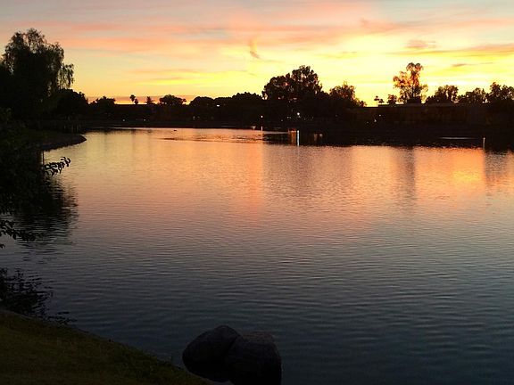 Sunset on the lake