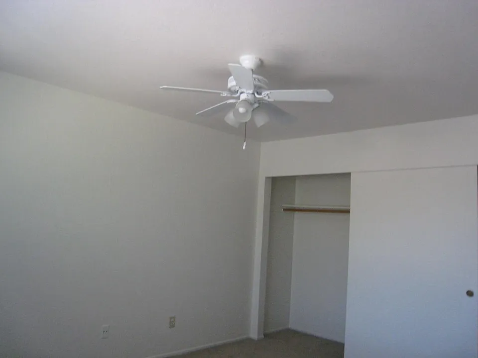 Room with regular closet