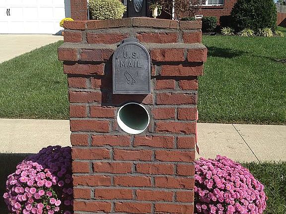 All Brick Mailbox