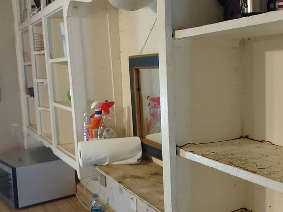 antique wall shelving 