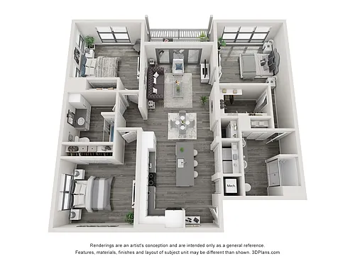 Floor plan 3C