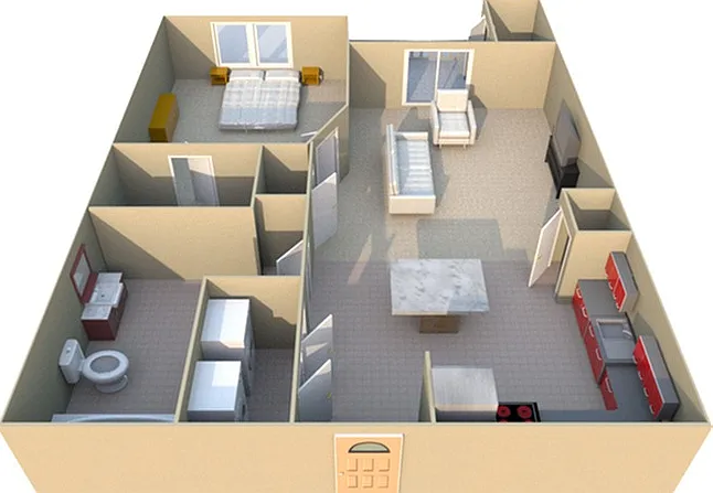1 Bedroom Floorplan 1 Bedroom Floorplan