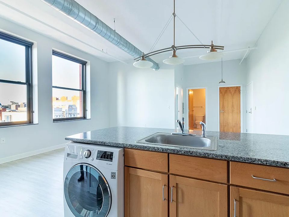 Open kitchen and living room