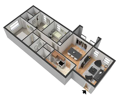 Floor plan The Cedar