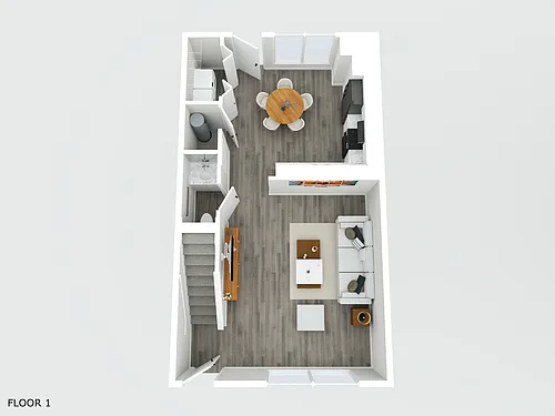 Floor plan C1 Townhome