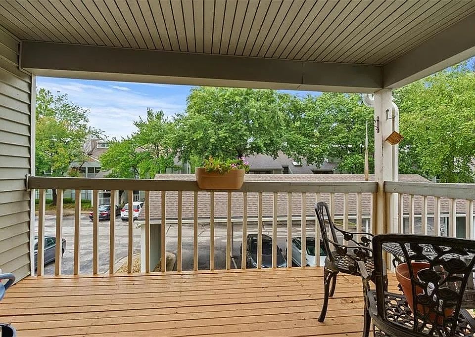 Front deck out from living room