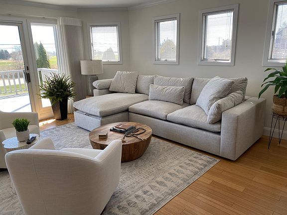 Family Room with sleeper sectional