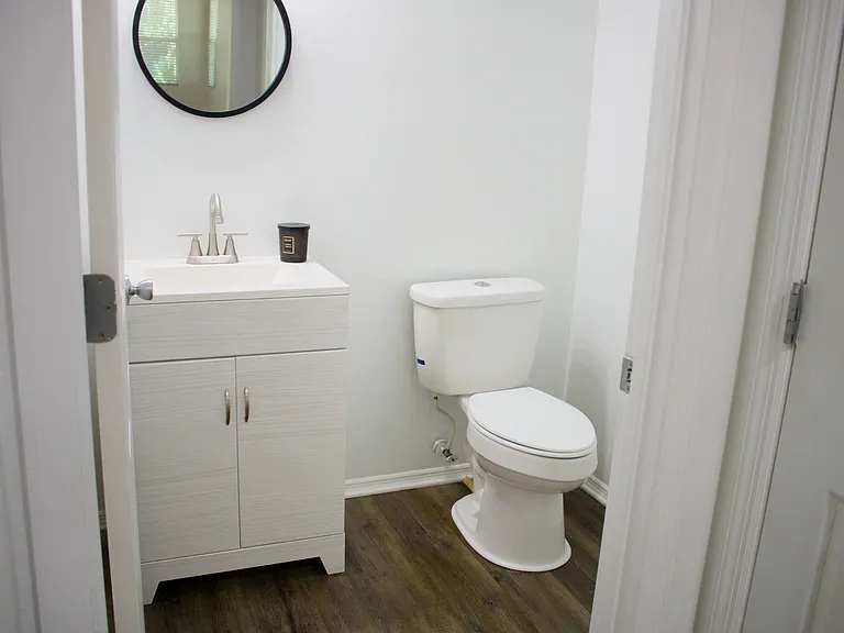 Downstairs half bath