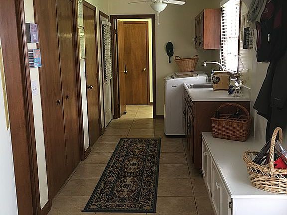 Back hall with two entrances