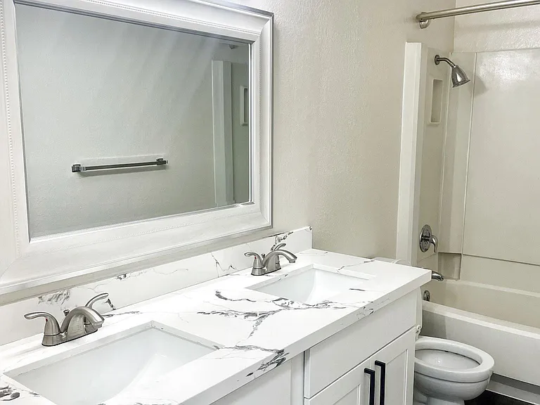 Down-stair Full Bathroom with Double Vanity