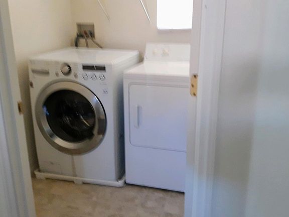 Indoor Laundry with appliances