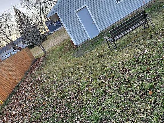 Backyard and Garage