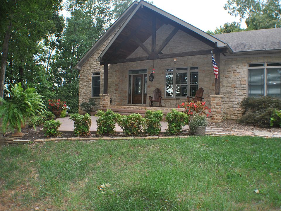 beautifully landscaped lawn