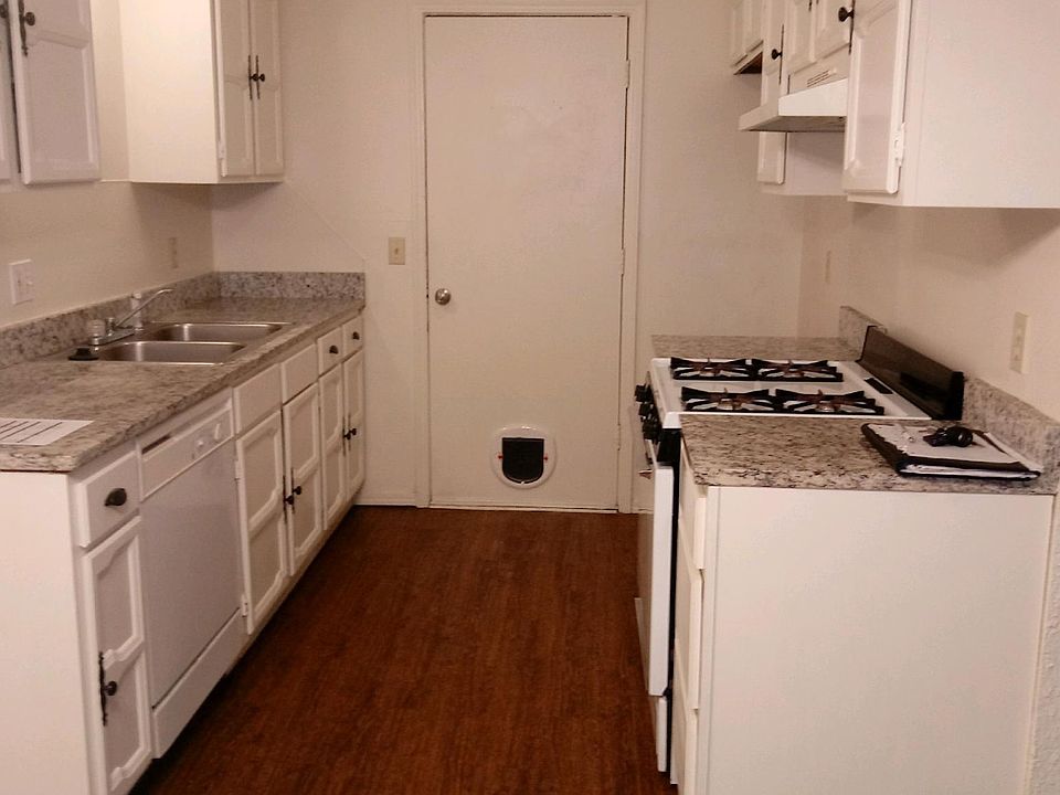 Kitchen looking into garage entry