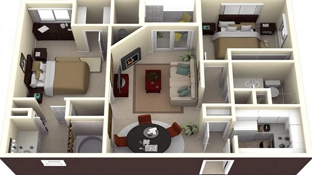 2 Bedroom / 2 Bath 2 Bedroom / 2 Bath