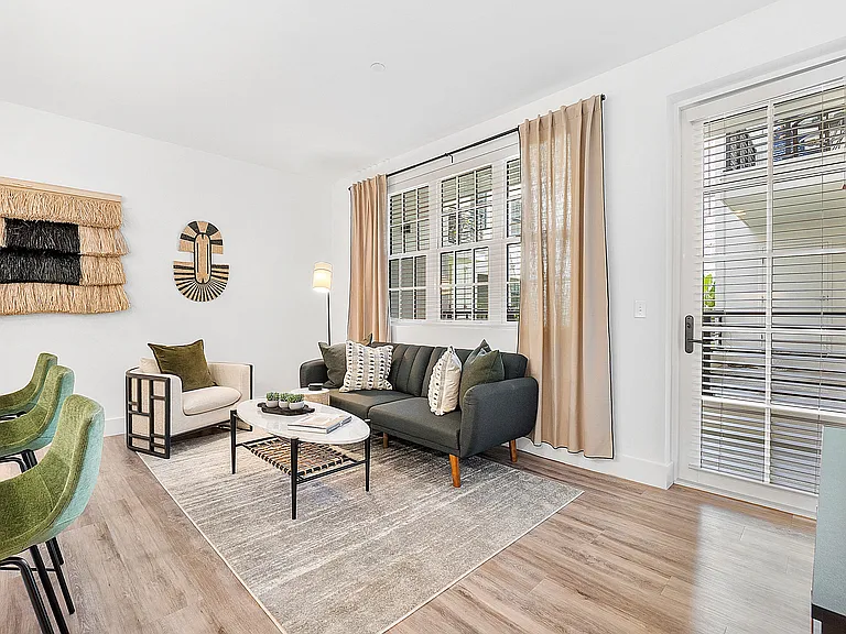 Living space with patio