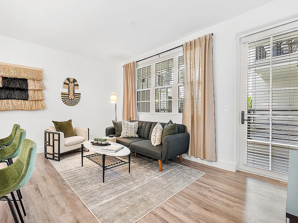 Living space with patio