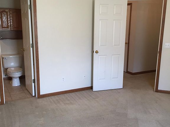 upstairs master bedroom and attached full bath. Not shown is wall closet on right side