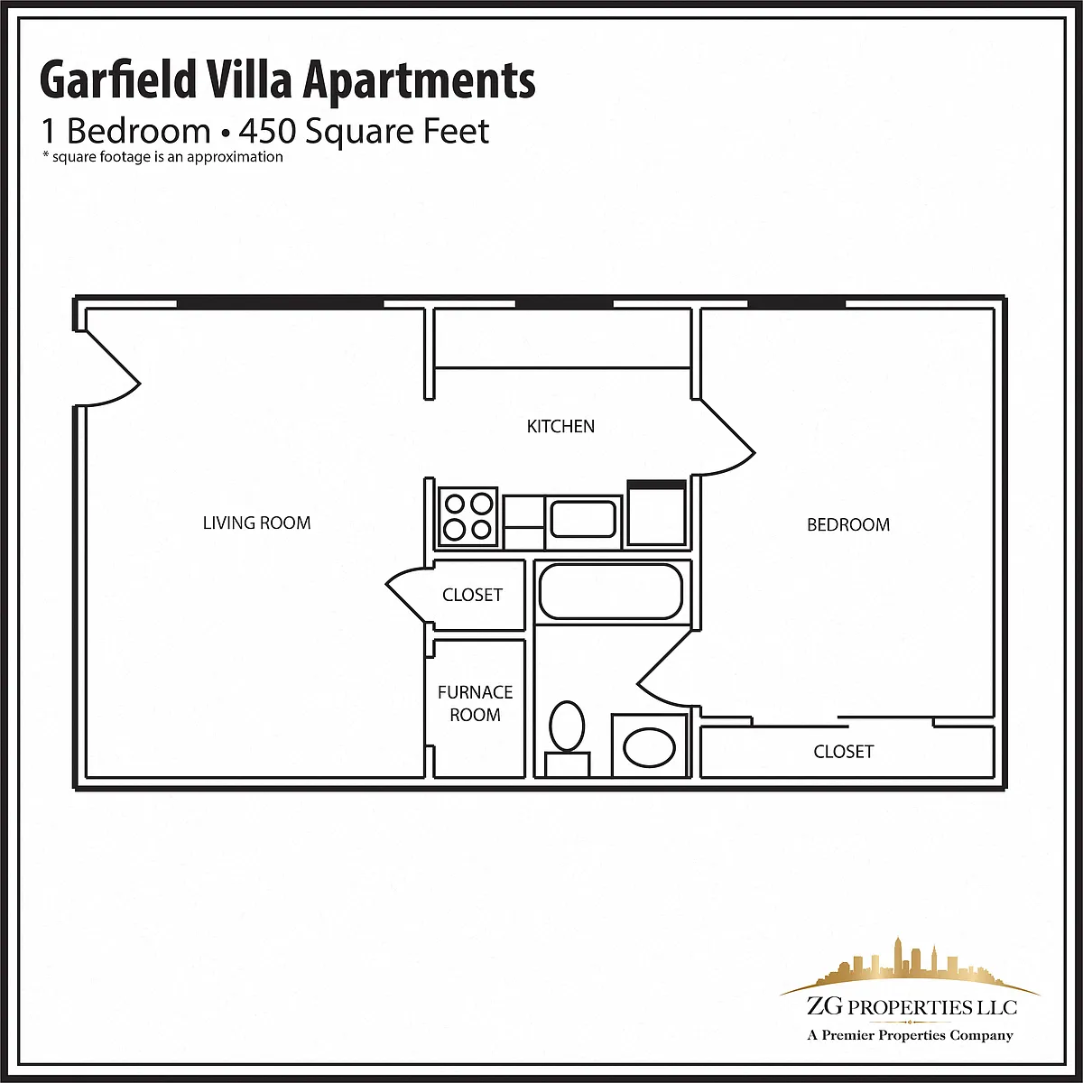 Floor plan Studio Plus