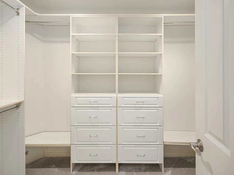Master walk in closet