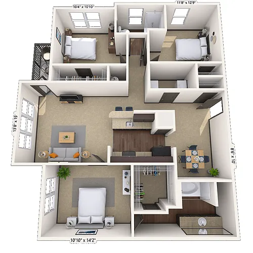 Floor plan Kingswood