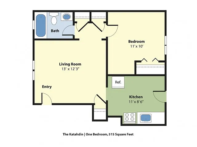 Floor plan Dog Friendly Katahdin
