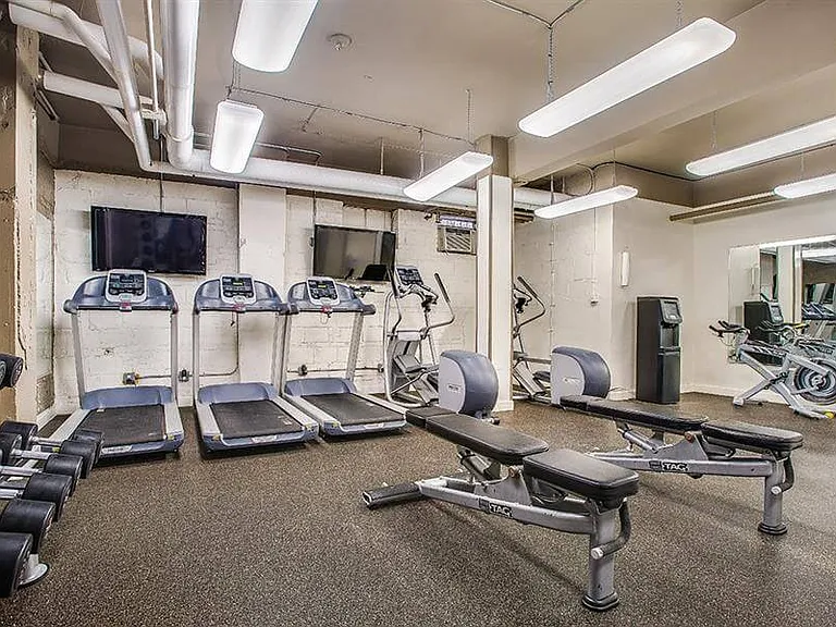 Fitness center with cardio equipment