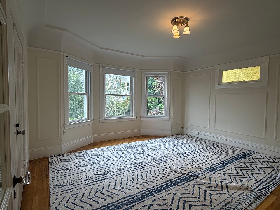 Large, bright bedroom