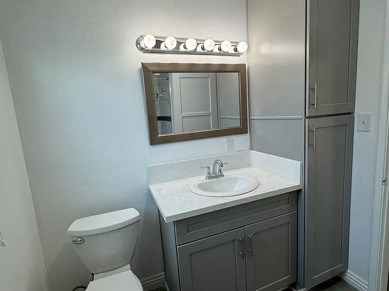 Extra Cabinets in Remodeled Bathroom