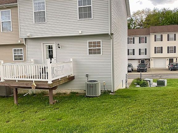 Back and side yard