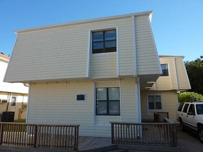 front of condo building