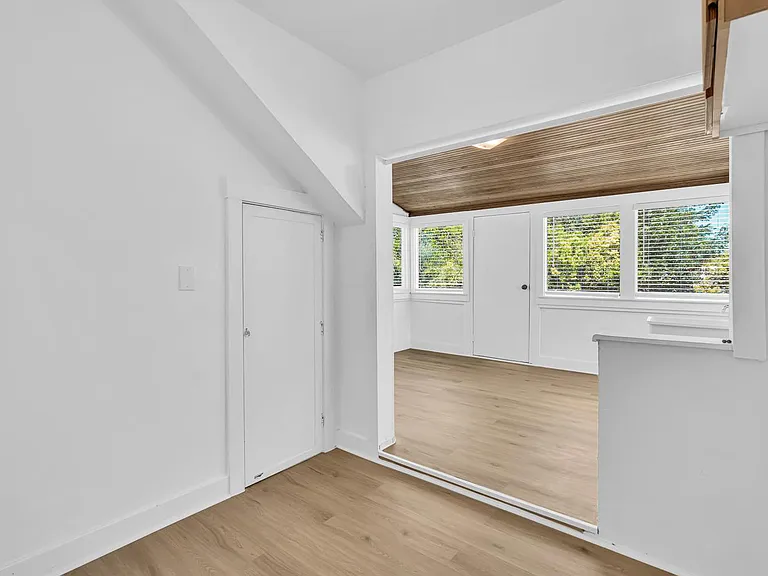 Loft space with laundry hookups