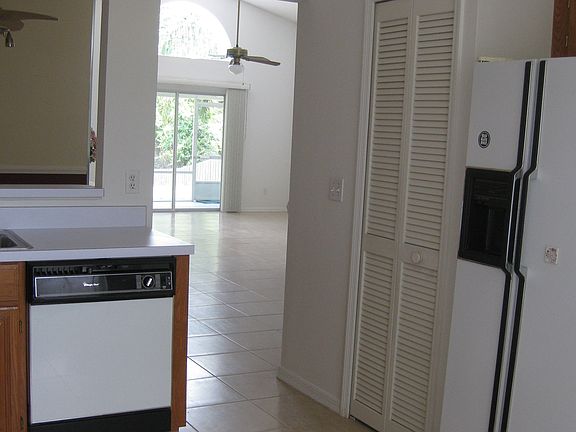 kitchen facing living room