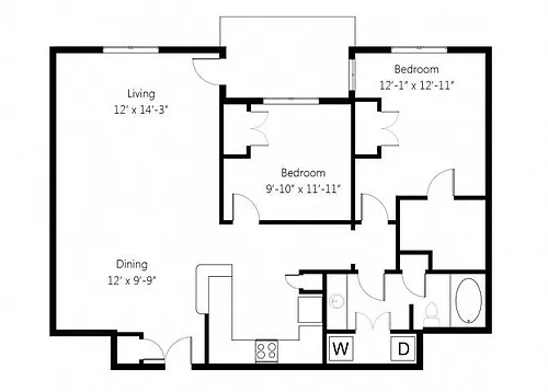 Floor plan B1