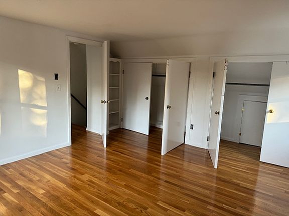 Upstairs bedroom with two large closets.