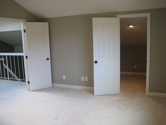 Upstairs bedroom with walk-in closet