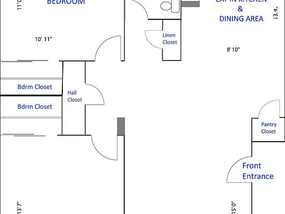2 bdrm layout 1