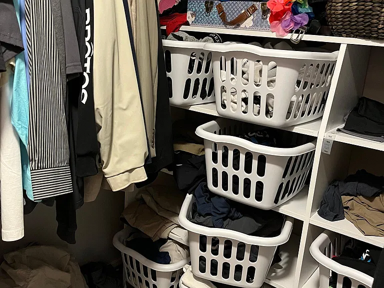 master walk-in closet