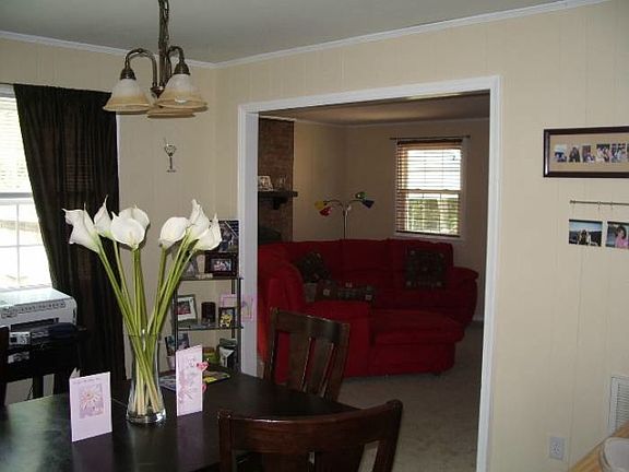 Dining room and back den